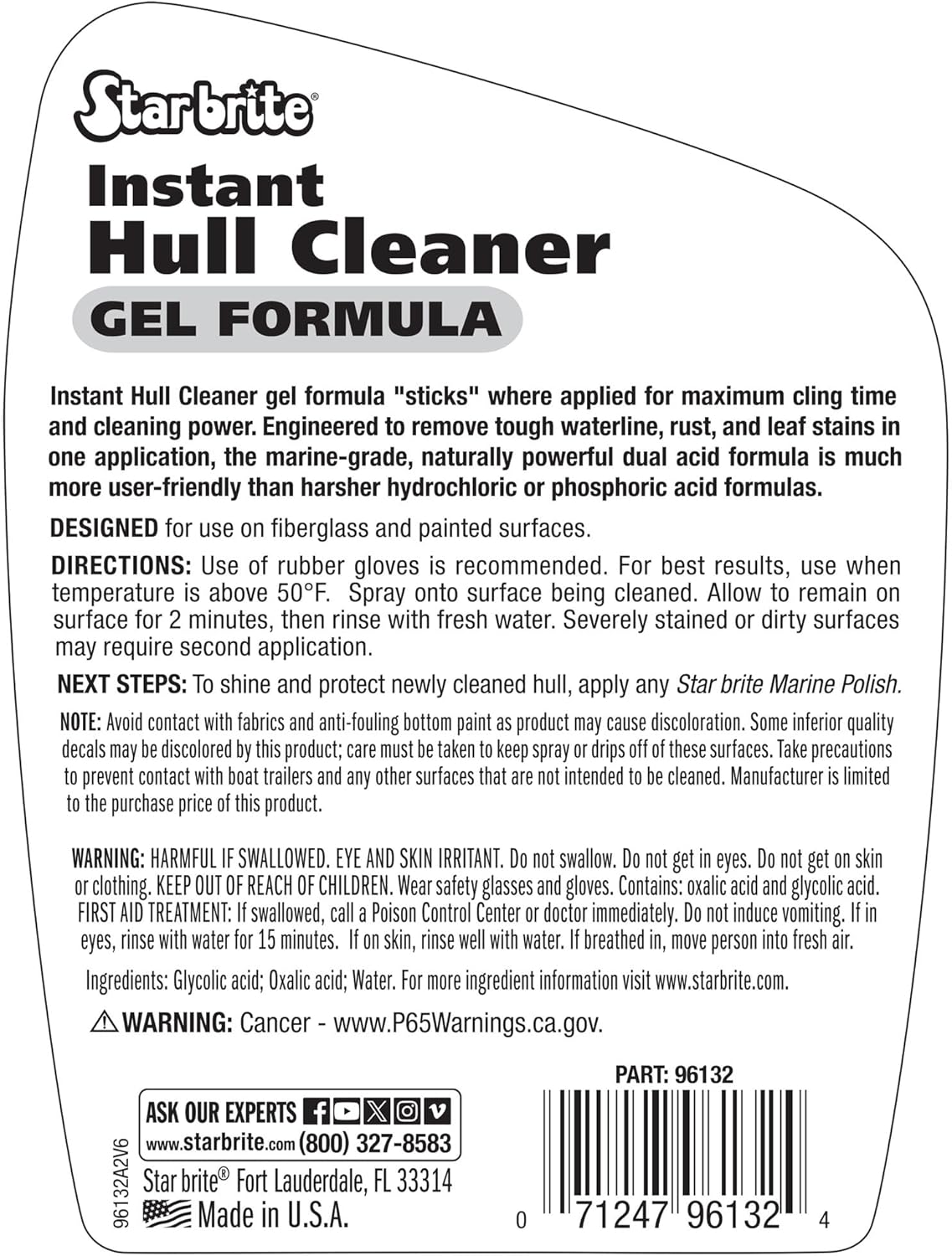 Boat Hull Cleaner Gel Spray
