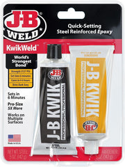 J-B Weld KwikWeld Steel Reinforced Epoxy, 10 oz