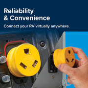 15-Amp Male to 30-Amp Female RV Power Adapter