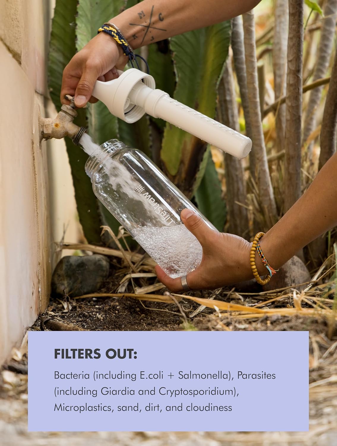 1L BPA-Free Water Filter Bottle