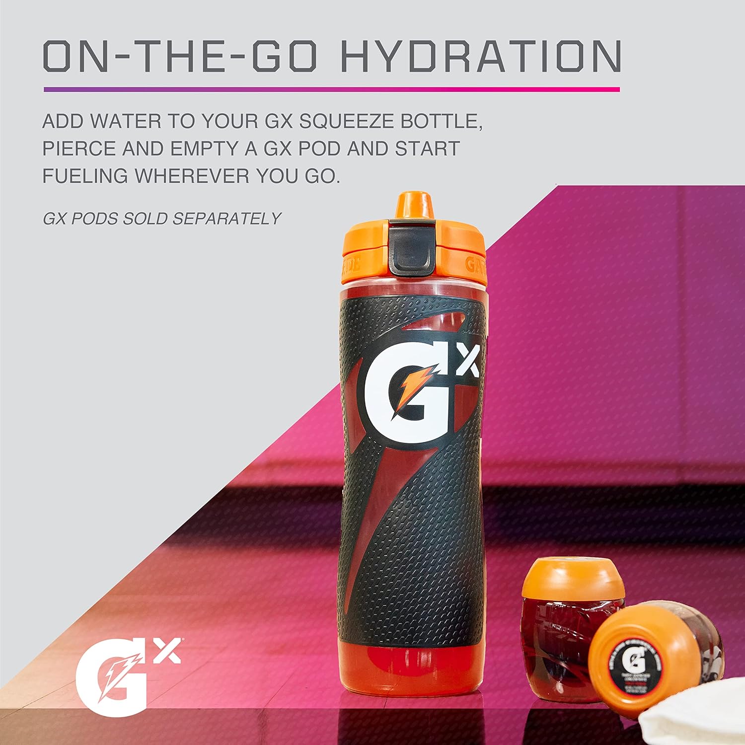 Sports Water Bottle with Gx Refillable System