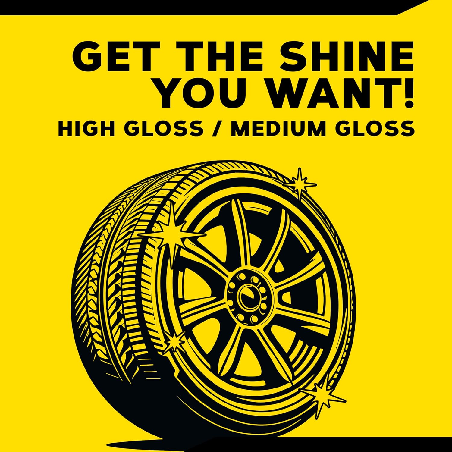 High-Gloss Wet-Look Tire Shine Spray – 16 oz