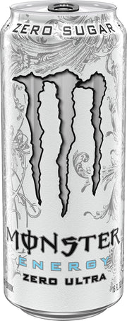 Monster Energy Zero Ultra Sugar-Free Energy Drink, 16 oz, 15-Pack