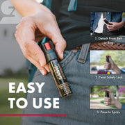 Sabre Compact 3-in-1 Pepper Spray, Tear Gas & UV Marking Dye Defense Spray