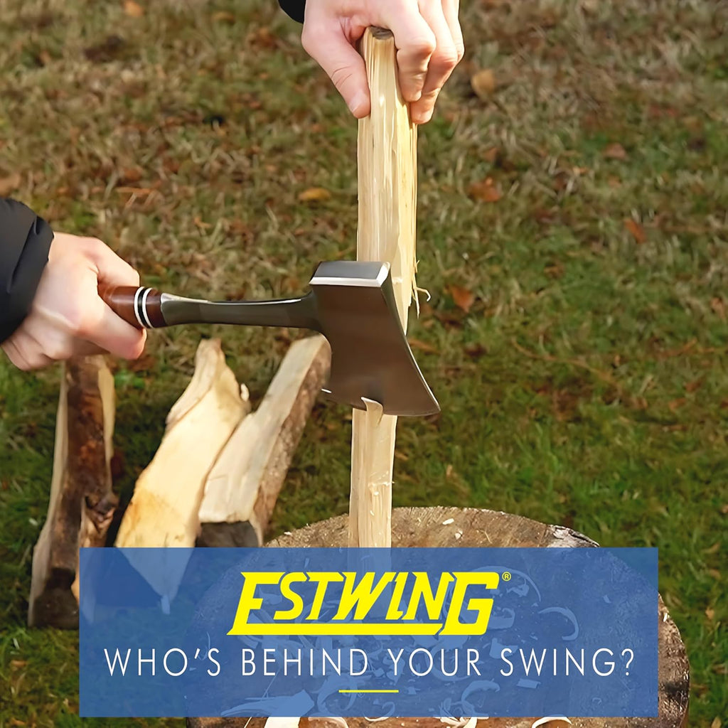 Camping Hatchet with Genuine Leather Grip