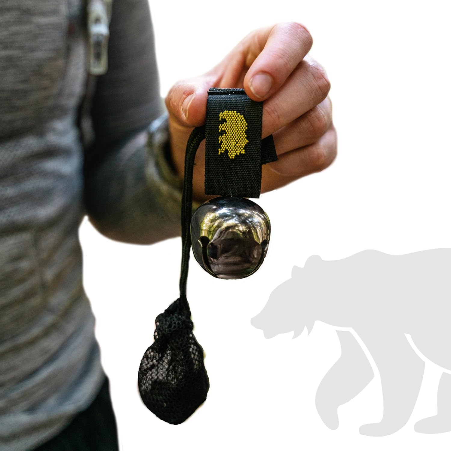 Magnetic Bear Bell with Silencer for Hiking & Outdoor Safety