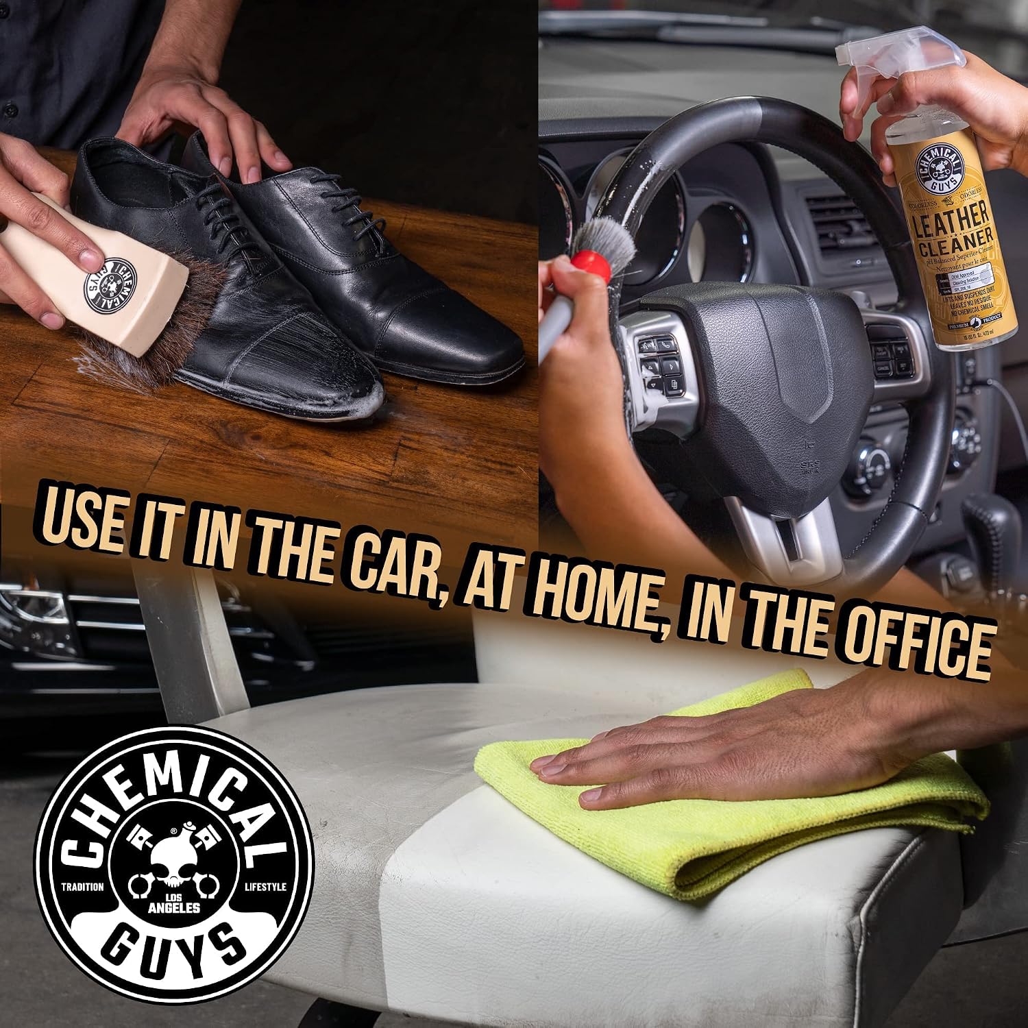Chemical Guys Leather Cleaner & Conditioner Kit – 2 x 16 Oz