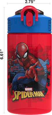 Kids Leak-Proof Water Bottle with Spout Cover – 16 Oz