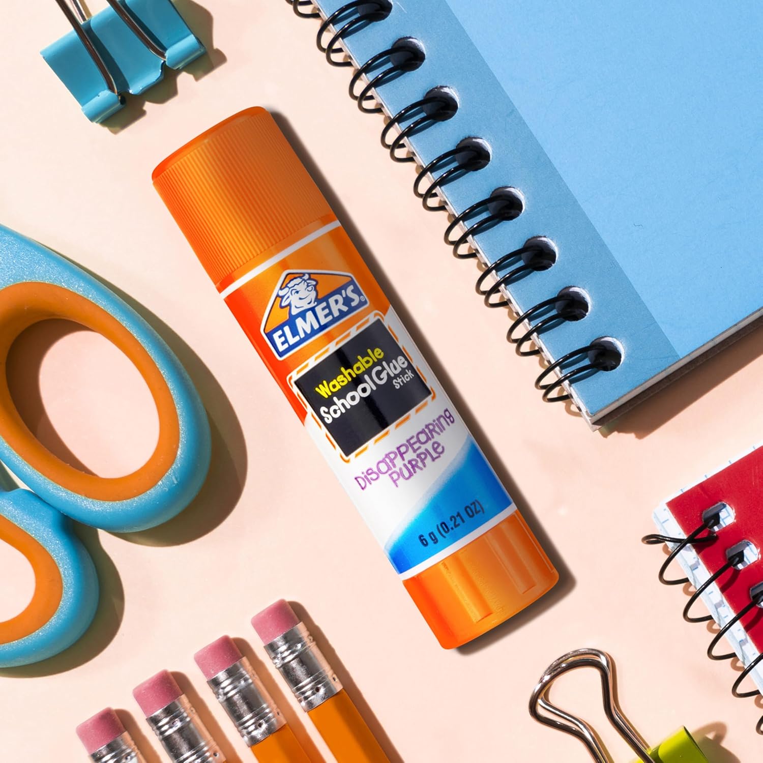 Washable Purple Glue Sticks 12 Pack