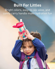 CamelBak Eddy+ Kids Water Bottle with Bite Valve Straw – 14 oz