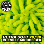 Chemical Guys Chenille Microfiber Wash Mitt – Lime Green