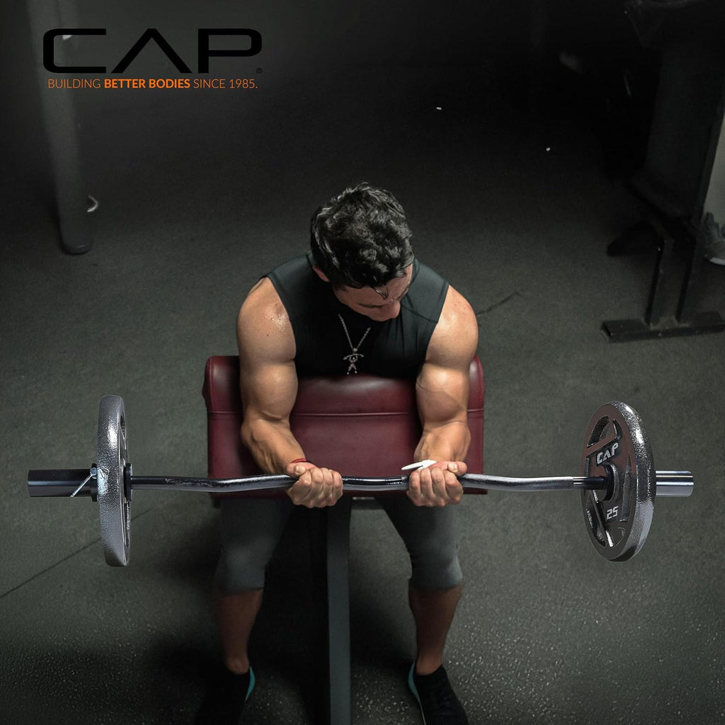 47-Inch Olympic EZ Curl Bar