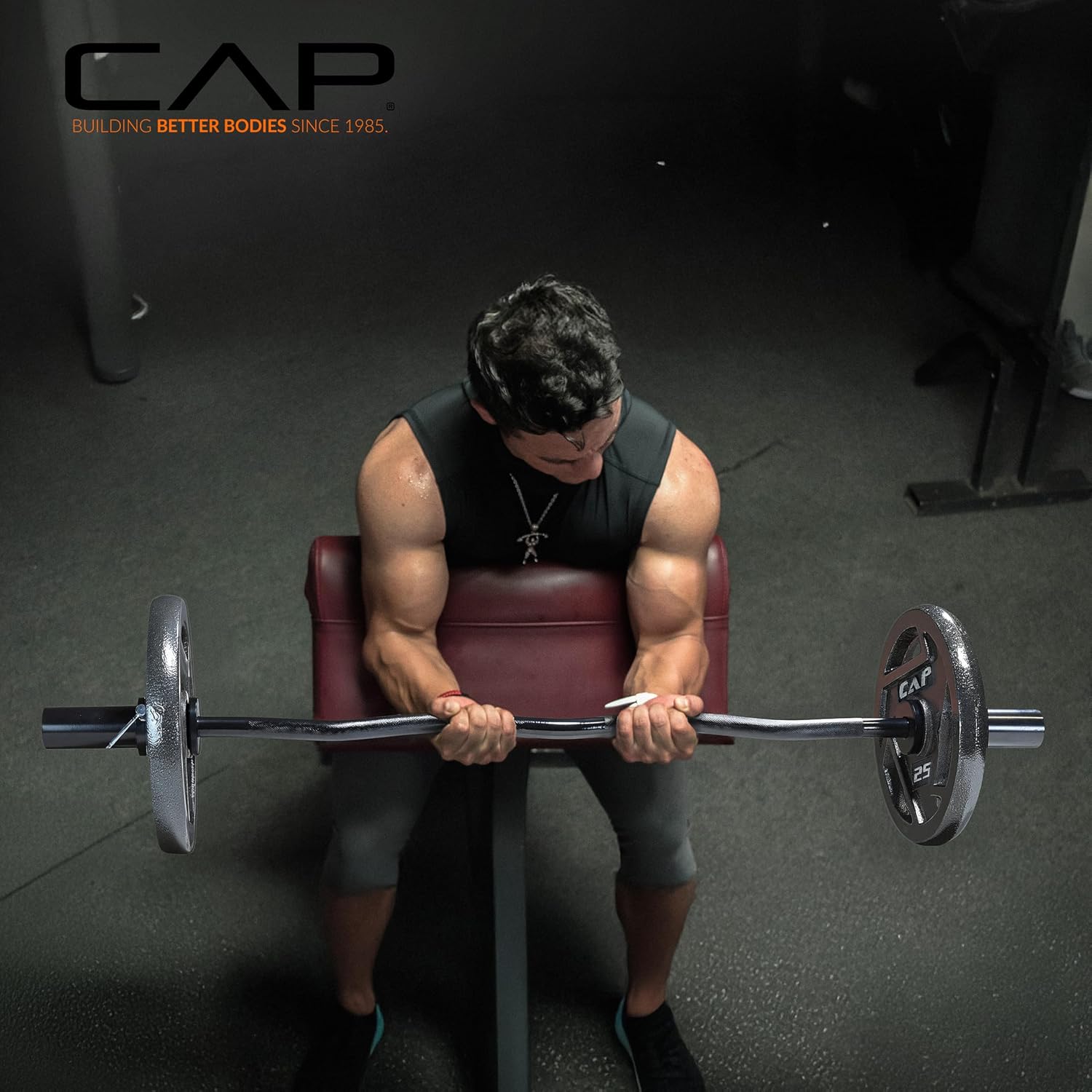 47-Inch Olympic EZ Curl Bar