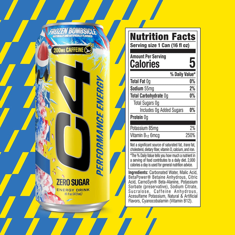 Frozen Bombsicle Energy Drink