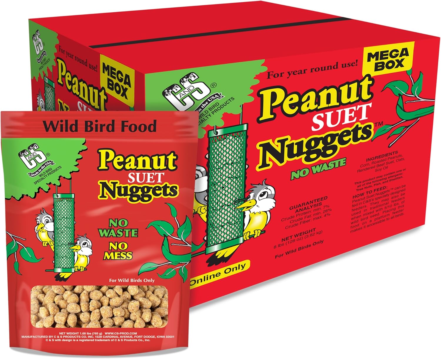 Peanut Suet Nuggets