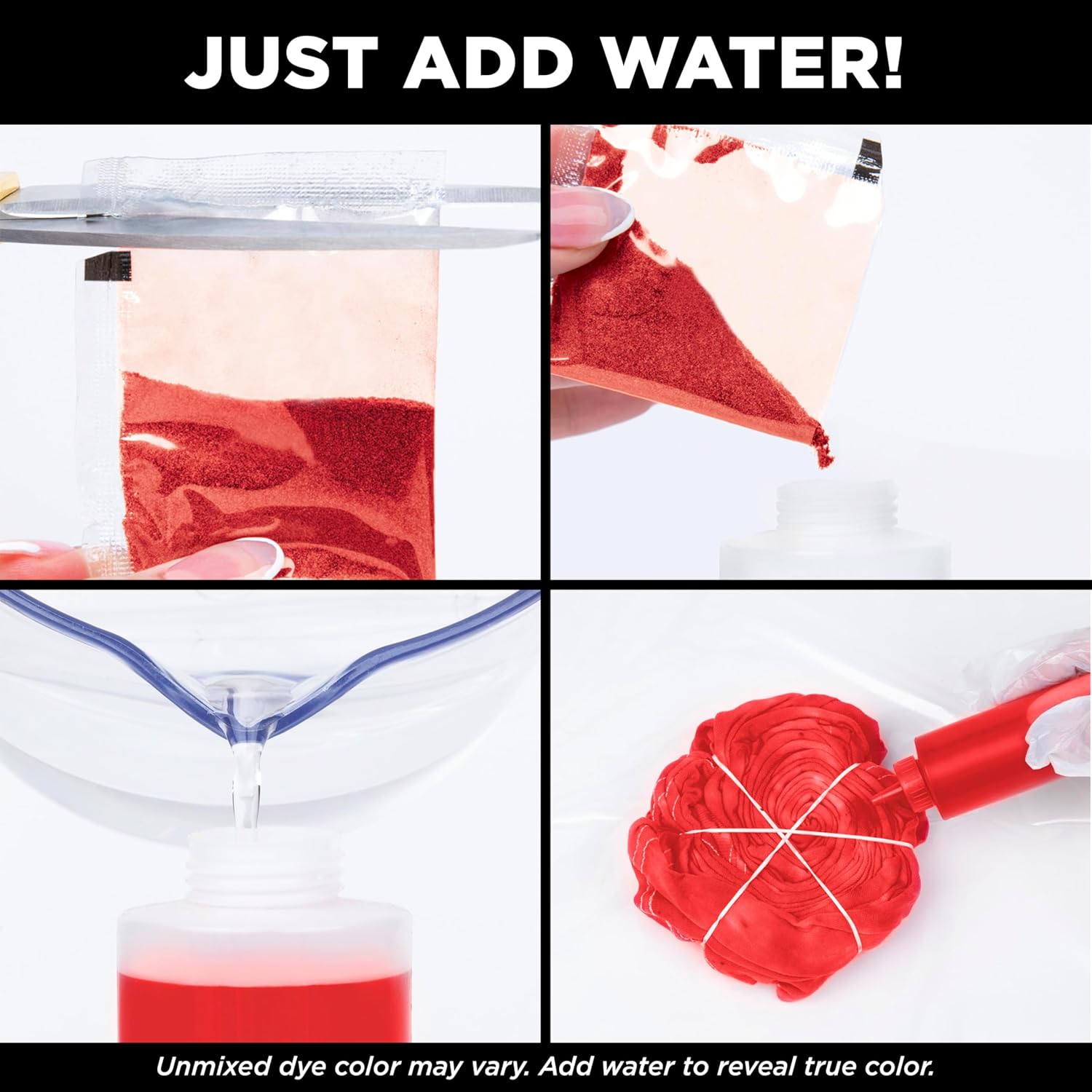Tulip One-Step Tie-Dye Fabric Dye Refill – Red, 3-Pack