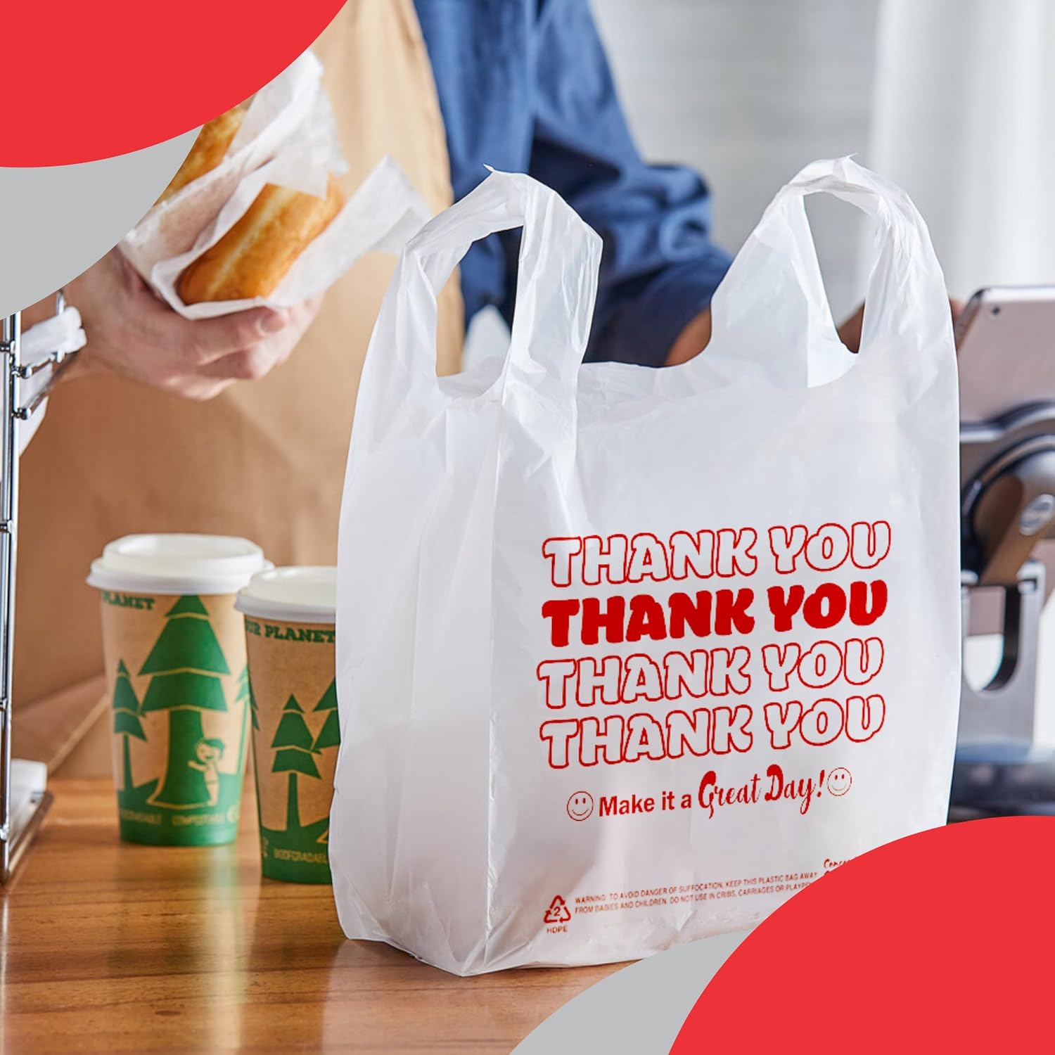 Thank You T-Shirt Bags