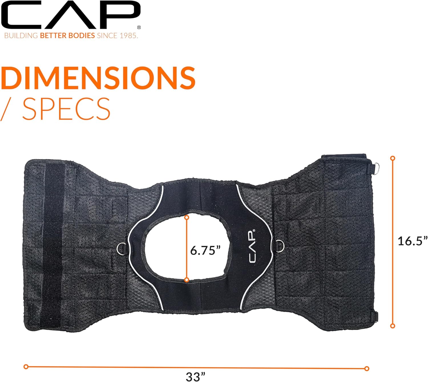 CAP Adjustable Weighted Vest for Strength Training & Workouts