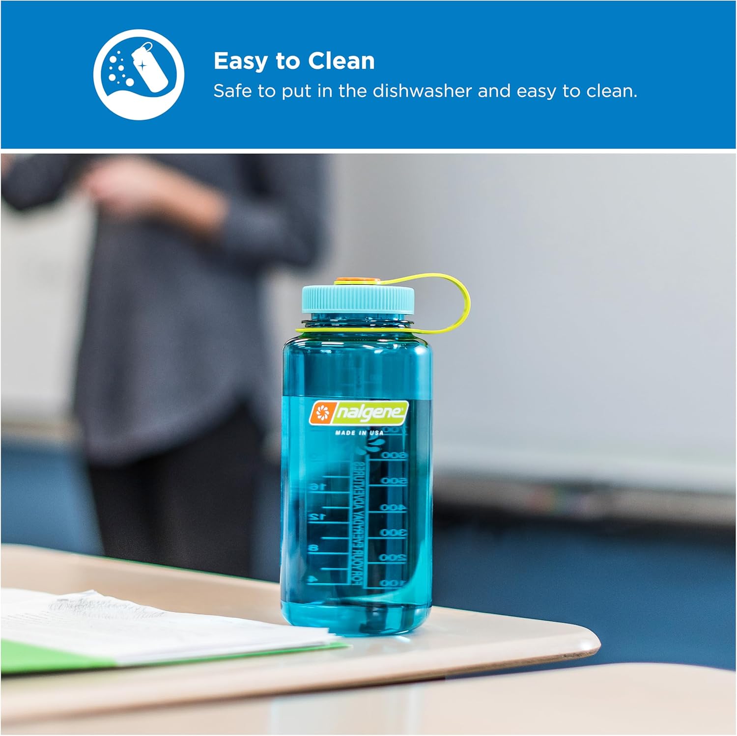 32 Oz Wide Mouth BPA-Free Water Bottle