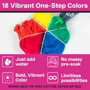 One-Step Tie-Dye Party Kit – 18 Bottles
