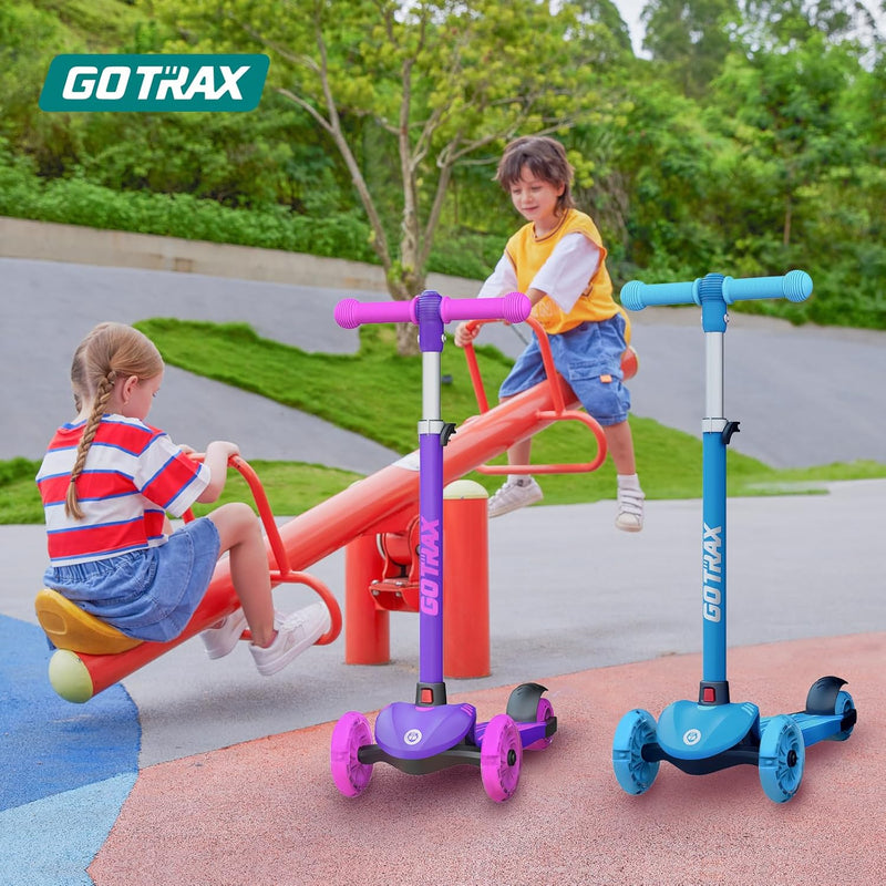 Kids 3-Wheel Kick Scooter with LED Wheels