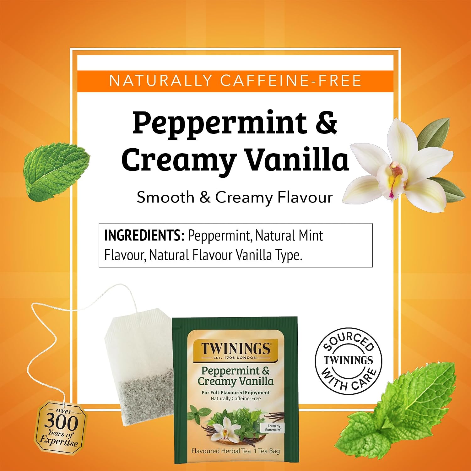 Peppermint Vanilla Herbal Tea