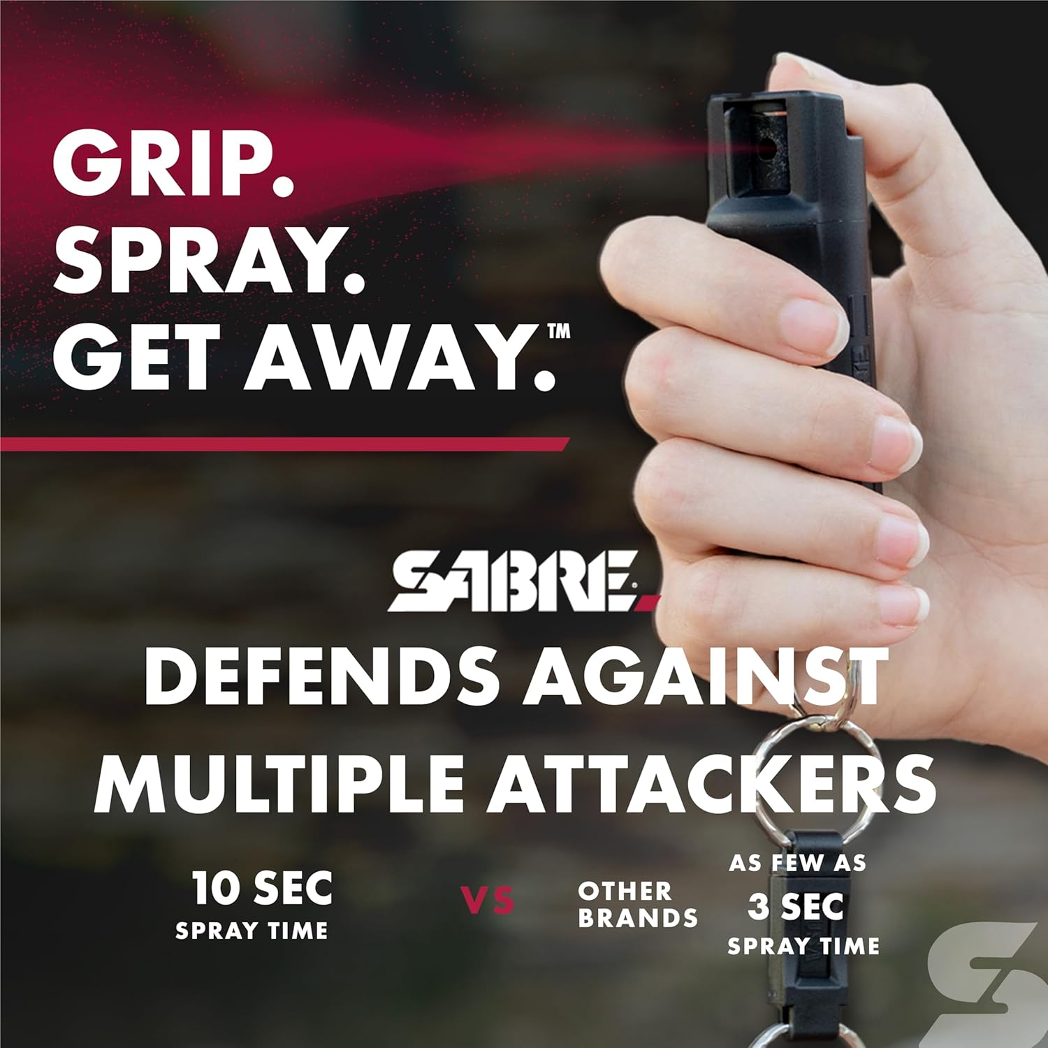 Pepper Spray Keychain for Personal Safety