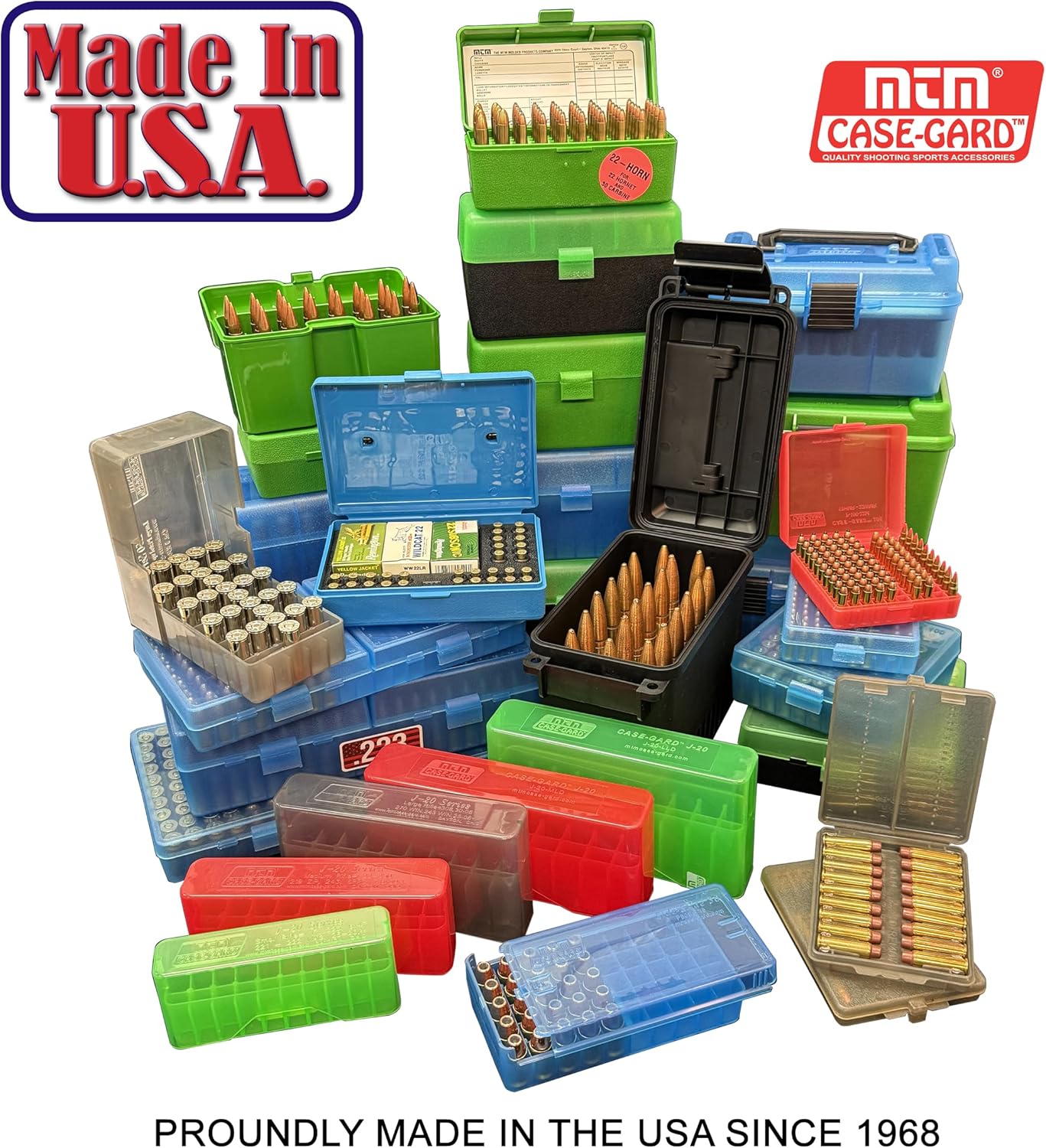 100-Round Flip-Top Ammo Storage Box