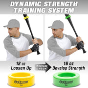 Baseball & Softball Bat Weight Donut Set – 2 Pack