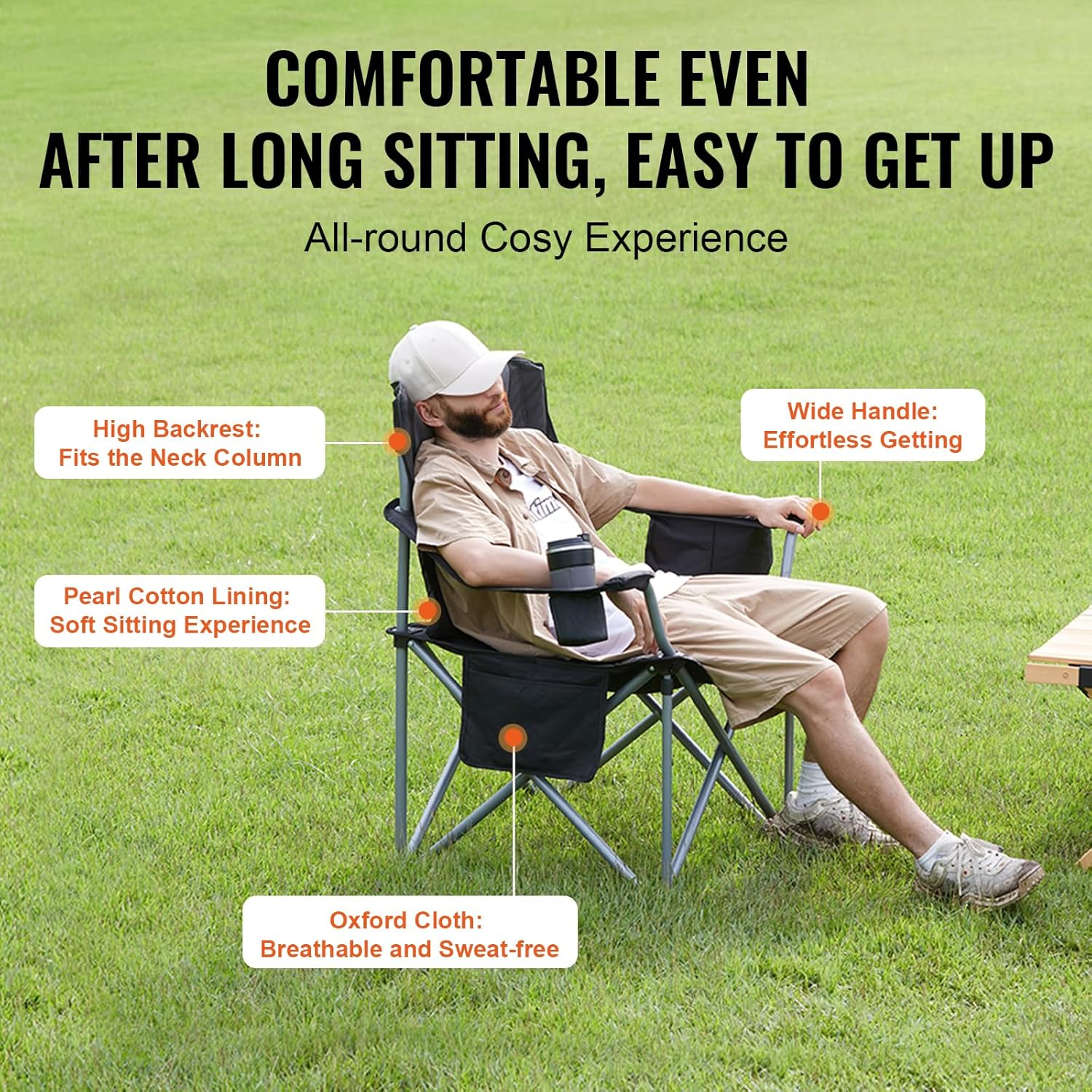 Oversized Folding Camping Chair