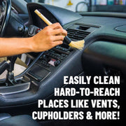Soft Boar-Hair Automotive Detailing Brush