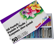 50-Color Oil Pastel Art Set