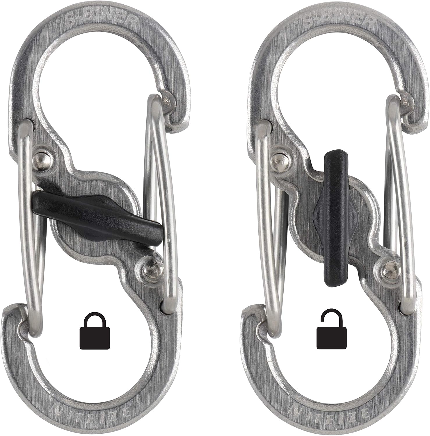 Stainless Steel Locking Key Holder 2-Pack