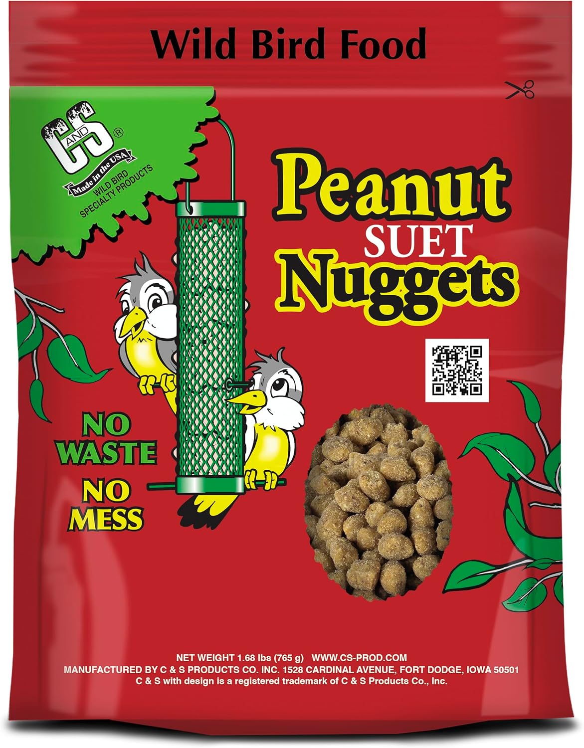 C&S Peanut Suet Nuggets 27 oz