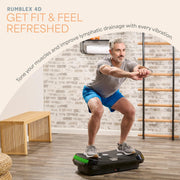 4D Full Body Vibration Plate Exercise Machine
