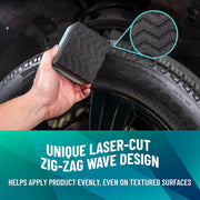 Chemical Guys Wonder Wave Durafoam Tire Shine Applicator Pads – 2-Pack