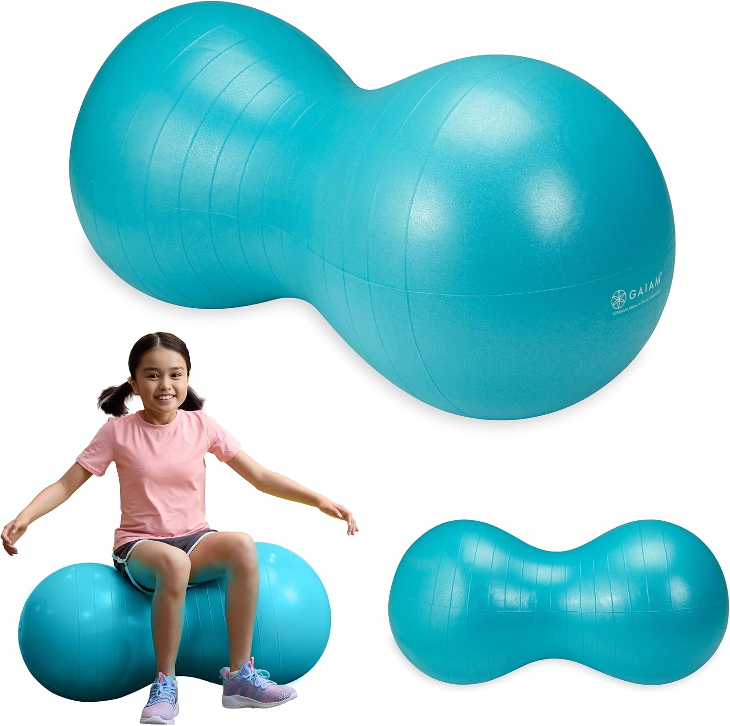 Gaiam Kids Peanut Ball Chair – Active Flexible Seating for Classroom & Home