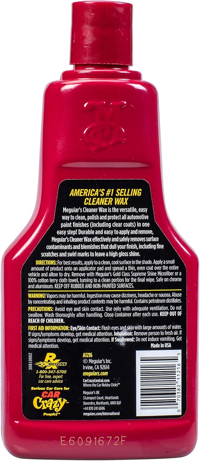 Meguiar's Cleaner Wax – 16 Oz Bottle