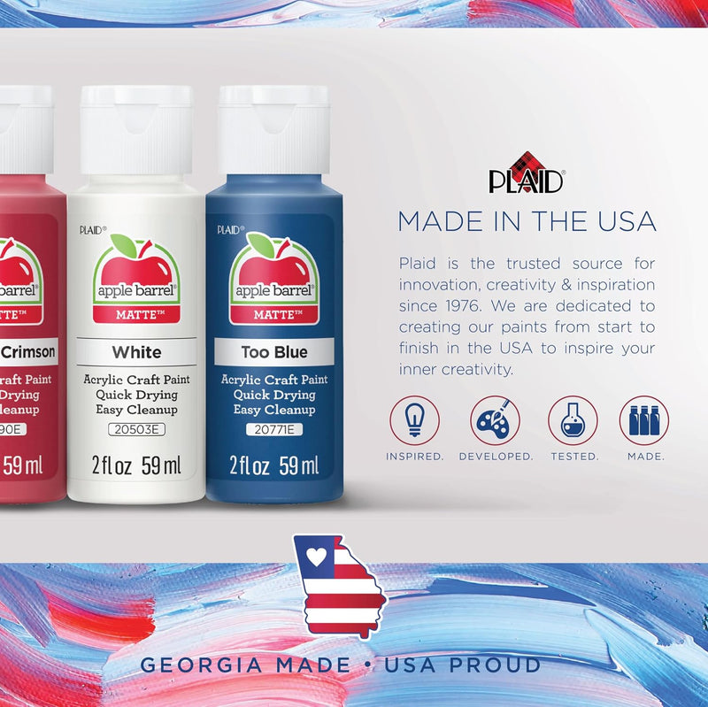 Matte Acrylic Craft Paint Set