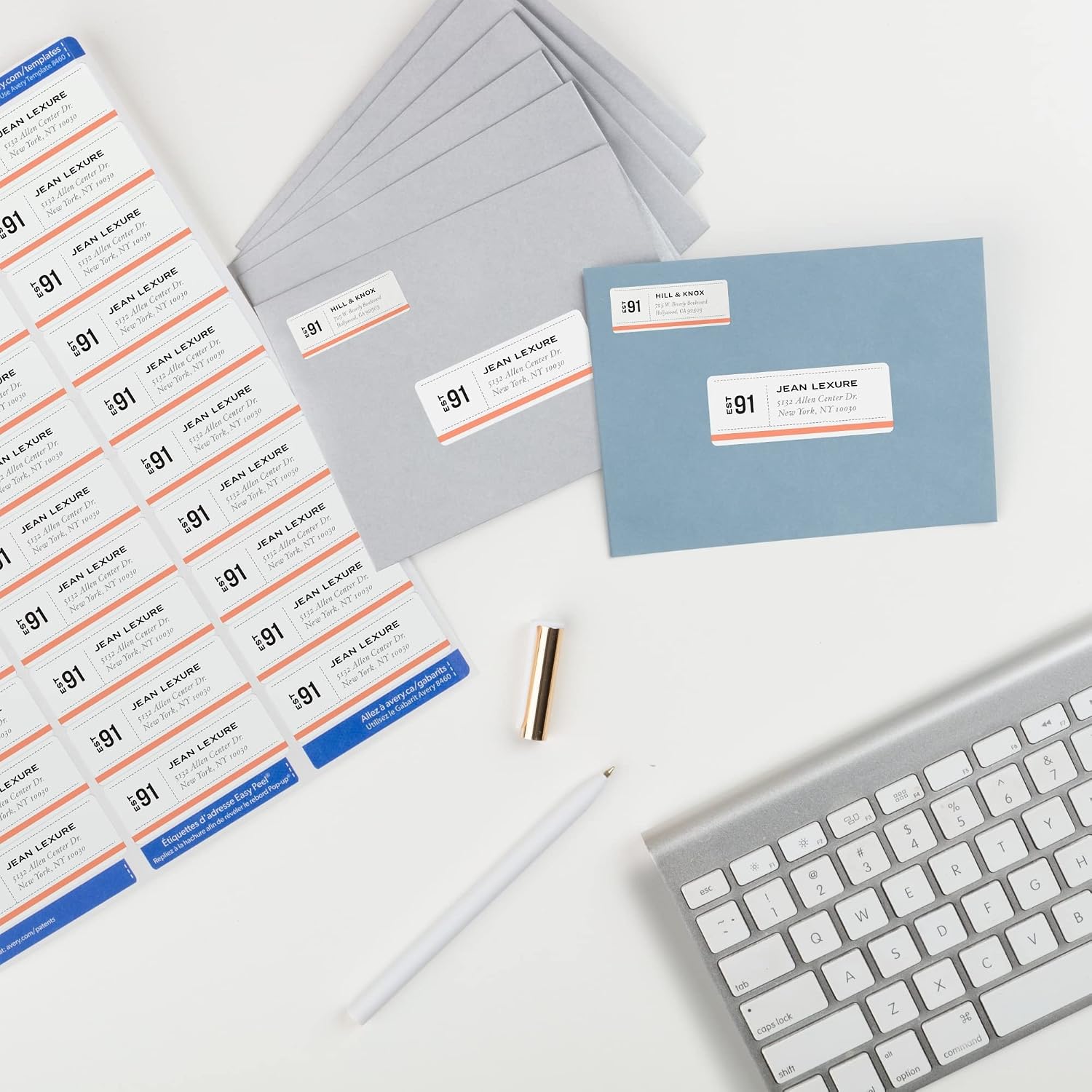 Avery Easy Peel Printable Address Labels 8460