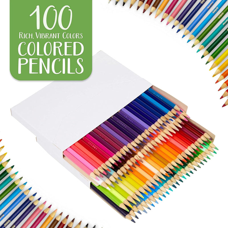 100 Color Pencil Set