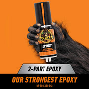 Gorilla Epoxy Ultimate Waterproof, 0.85 oz Syringe