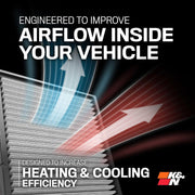 Washable Lifetime Cabin Air Filter for Select 2012–2026 Vehicles
