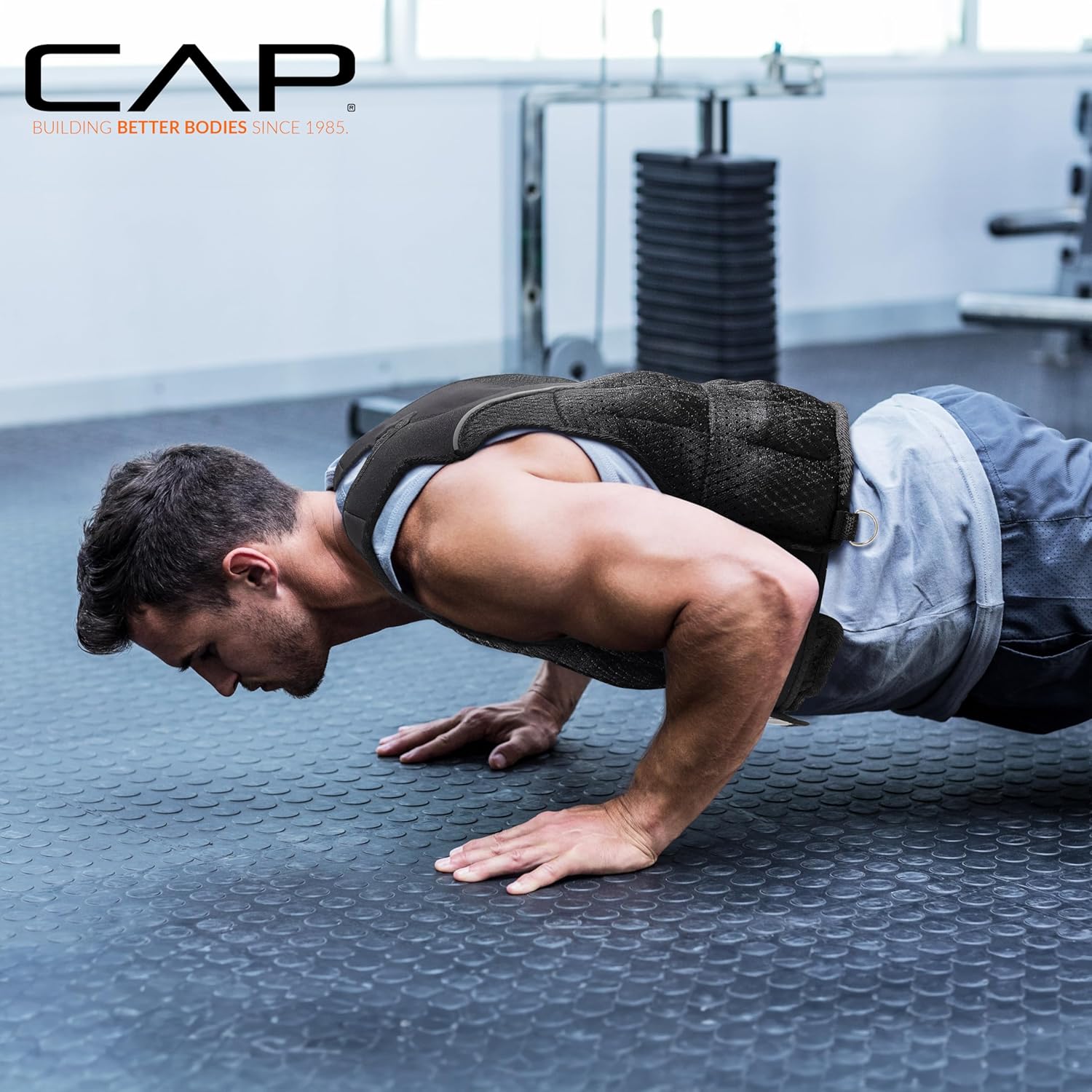 CAP Adjustable Weighted Vest for Strength Training & Workouts