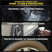 Meguiar’s Endurance Tire Gel – Long-Lasting Tire Shine, 16 Oz
