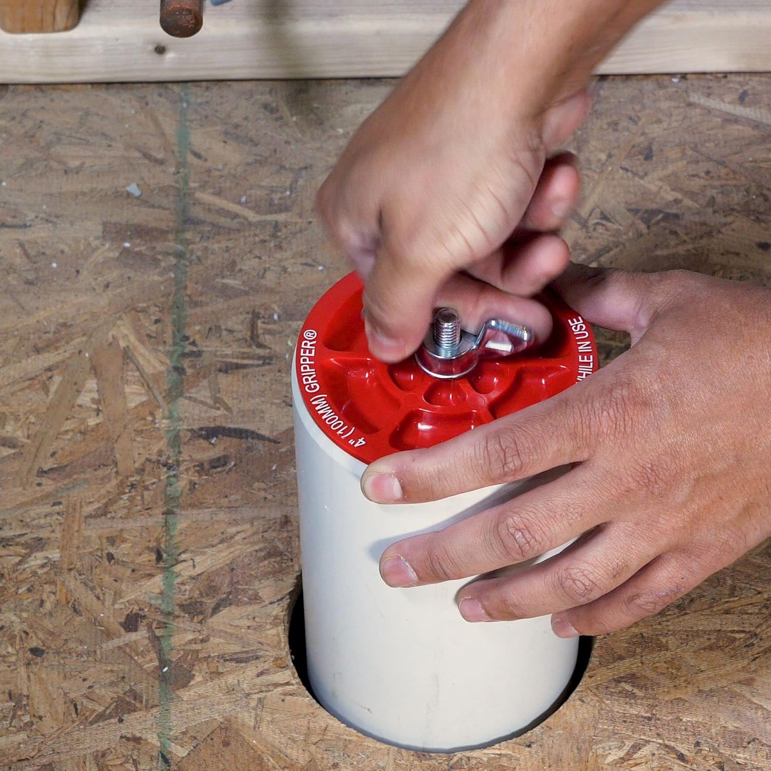 4 Inch Mechanical End-of-Pipe Gripper Plug