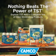 Camco TST MAX RV Toilet Treatment – 8 x 4 Oz Bottles, Orange