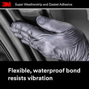 3M 08008 Black Super Weatherstrip & Gasket Adhesive – 5 Oz