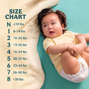 Fragrance-Free Hypoallergenic Baby Diapers – Size 4, 150 Count