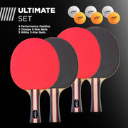 Table Tennis Paddle & Ball Set
